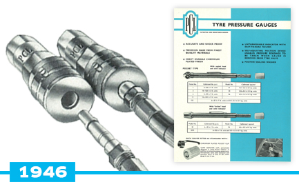 PCL's air line coupling and tyre pressure gauge from the 1956 catalogue